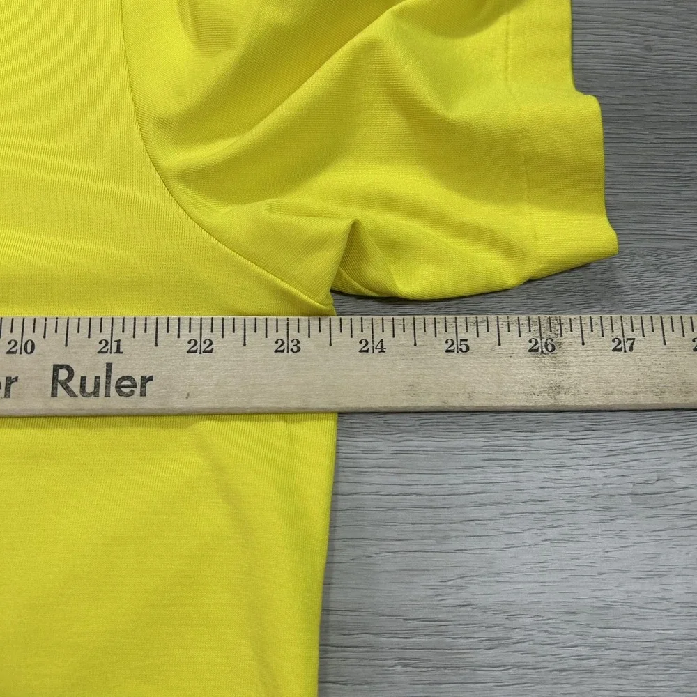 Ralph Lauren Polo Golf Polo Shirt Mens Large Yellow‎ Makai Golf Club Performance
